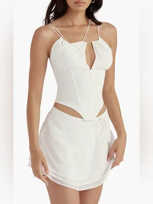 HOUSE OF CB Orla Strappy Corset Top size S thumbnail 3