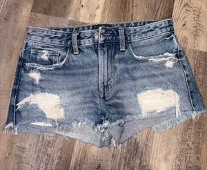 Abercrombie & Fitch Women’s Harper Low Rise Shorts-Size 25 thumbnail 1