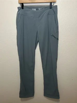 Mountain Hardwear Water Resistant Hiking Pants Light Blue Gray Pull On Women’s thumbnail 2