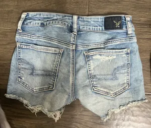 American Eagle low rise Shorty next level stretch cut offs thumbnail 2