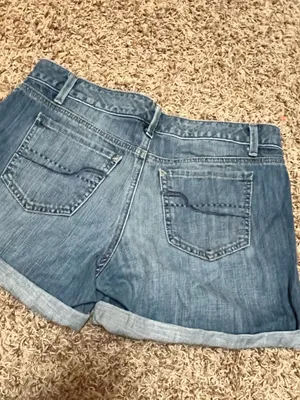 Tommy Hilfiger Jean shorts size 8 stretch casual summer fun BOHO thumbnail 7