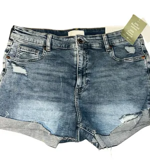 H&M mom fit blue denim shorts size 12 NWT#denim thumbnail 1