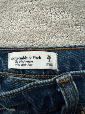 Abercrombie The 90s straight Ultra High Rise thumbnail 3