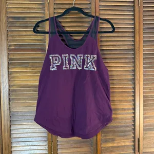 PINK Victoria's Secret Purple Tank thumbnail 2