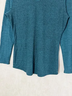 Seg’ments Women’s 100% Merino Wool Thermal Base Layer Shirt Top Longsleeve L thumbnail 4
