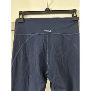 ALLBIRDS NATURAL Leggings WOOL BLEND Women’s Size Small Navy Blue Athletic Gym thumbnail 7