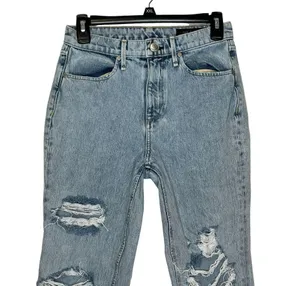 Rag & Bone Women Jeans Ankle Cigarette Madison Distressed Ripped Mid-Rise Sz. 25 thumbnail 4