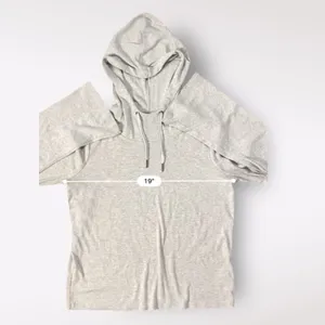 GAIAM Flare Sleeve Athletic Womens Hoodie Size Small Gray Casual Lounge‎ thumbnail 3