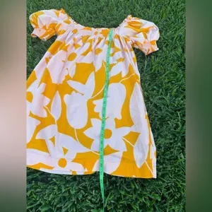 Free People Mila Floral Printed Mini Dress in Tangerine Combo – Size XS NWT thumbnail 6