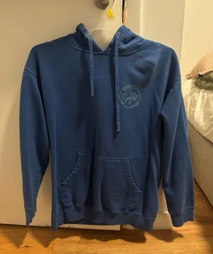 Surf Co Blue Hoodie Size M thumbnail 1