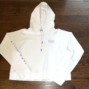 Jack Wills Sporting Goods Cropped White Hoodie Size 10 Women’s‎ thumbnail 1