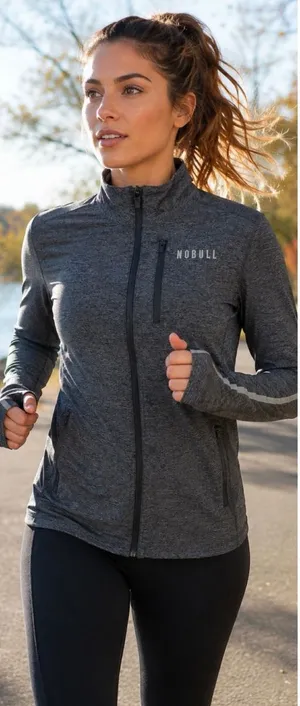 ☀️NOBULL Women's Full Zip Performance Training
Running Jacket Charcoal Gray~M🧡 thumbnail 1
