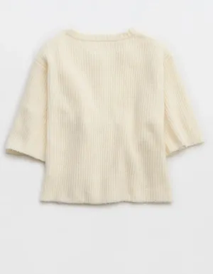 Aerie Short Sleeve Cardigan thumbnail 4