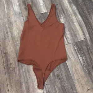 Abercrombie and Fitch Brown Bodysuit casualwear size Large thumbnail 4