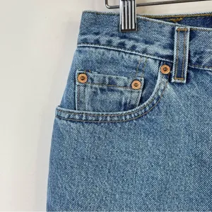 Vintage Levis 550 Relaxed Tapered Jeans Y2K High Waist women 10 28 long tall thumbnail 3
