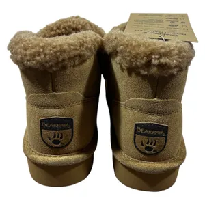 NWT Bearpaw Maeve Platform Lo Solid Suede Boots Hickory Cozy Winter Size 7 thumbnail 3