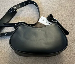 black and silver handbag purse thumbnail 4