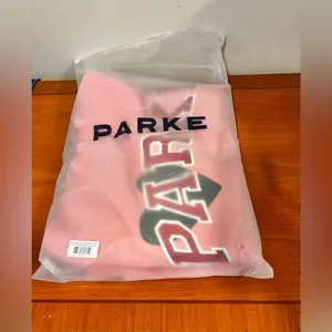 NWT Parke 2026 Valentine’s Day Jean Heart Varsity Mockneck Sweatshirt Size XXL thumbnail 8
