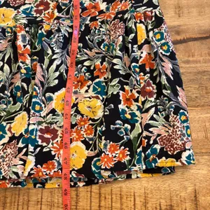 Natural Life Sage Midi Dress XS/S Boho Tiered Floral Keyhole Peasant Cottagecore thumbnail 11