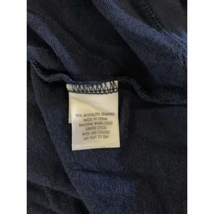 Lake Navy Blue Crewneck Sweatshirt Pullover Minimalist Casual Lounge‎ Large thumbnail 4
