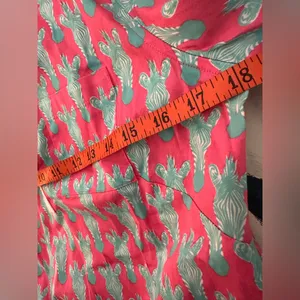 Tizzie Vibrant Pink and Teal Zebra Tunic Dress NWOT thumbnail 7