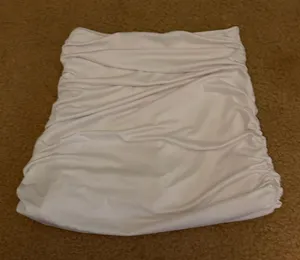 Amazon Mini Skirt White thumbnail 1
