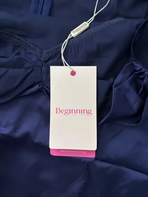 Beginning Boutique Homecoming Dress Navy thumbnail 4