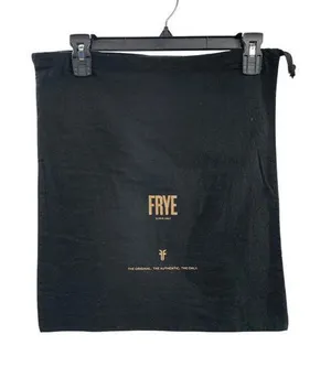 Frye Purse Storage Bag Used Black Tan thumbnail 1