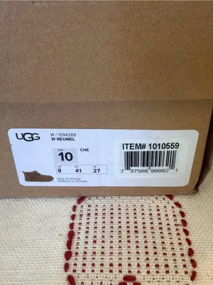 NEW UGG Women’s Neumel Suede Wool Lace-Up Chestnut Ankle Chukka Boots, Size 10 thumbnail 11