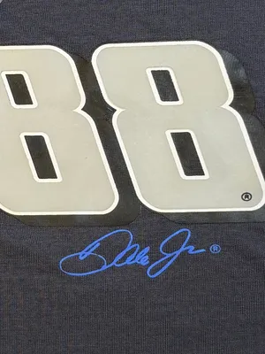 Nascar Black Fan Tee with Subtle Hem Detail Blue Size M thumbnail 4