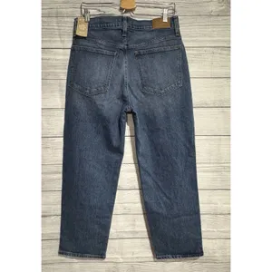 Madewell The Perfect Vintage Straight Jean Womens Size 30P NEW Jeans Whiskering thumbnail 2