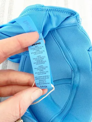 Skims Signature Swim Strapless Underwire Top Tide Size Small thumbnail 5
