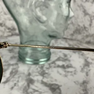 Ray Ban Vintage Aviator Large Gold Metal Sunglasses RB8026 Made‎ in Italy thumbnail 9