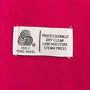 Vintage Wool Fuschia‎ Double Breasted Overcoat Made in USA Pink Heavy thumbnail 7