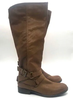 Madden Girl Faux Leather Boots thumbnail 1