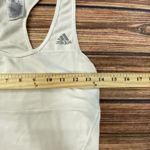 Adidas Tank Top Women's XS White Climalite Racerback Athletic Gym Shirt thumbnail 8