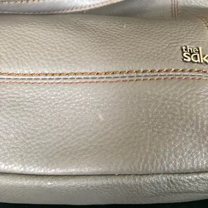 The Sak Gray Leather Shoulder Purse thumbnail 4