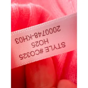 J.Crew | NWT Wide-Rib Cashmere Cardigan in Neon Capri Pink 100% Cashmere | Sz XS thumbnail 6