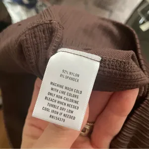 Aeropostale Brown High-Waisted Ripped Spandex Shorts‎ XS thumbnail 5