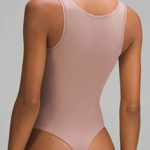 Lululemon Nulu Square-Neck Sleeveless Bodysuit - twilight rose thumbnail 2