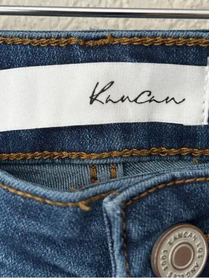 KanCan Size 8/29 Dark Indigo Blue Bootcut Jeans thumbnail 3