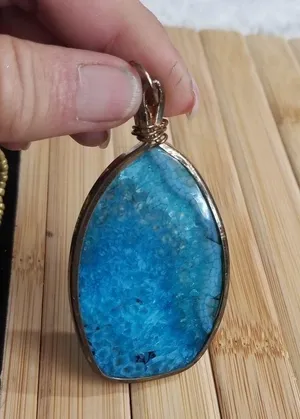 Seed bead Pendant Red thumbnail 5