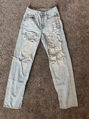 American Eagle Baggy Wide-Leg Jeans thumbnail 2