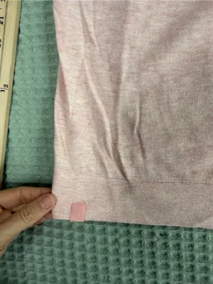 Lululemon Silk-Blend Crewneck Sweater Heathered Dew Pink size 6 thumbnail 4