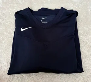 Nike Womens Dri-Fit Long Sleeve XL Navy Running Athleisure Luxe Preppy Sports thumbnail 1
