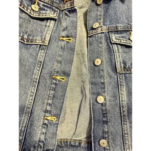 Old Navy Denim Jacket‎ Medium Wash Classic Trucker Jean Jacket XS thumbnail 6
