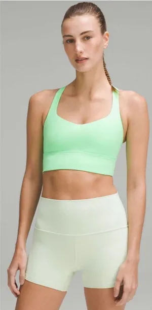 Lululemon Free to Be Longline Bra Wild *Light Support, A/B Cup Pistachio W2DNOS thumbnail 1