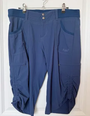 Kuhl Womens Navy Capri Hiking Shorts Size 10 Lightweight Breathable Outdoors thumbnail 1