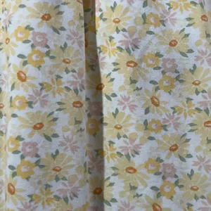 Hollister‎ Floral Mini Dress Womens Small Yellow Smocked Puff Sleeve Babydoll thumbnail 4