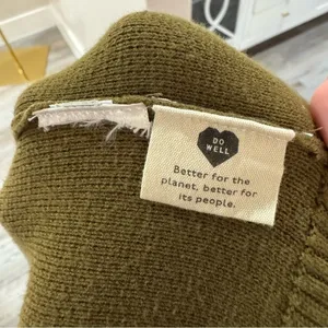 Madewell‎ Miller Olive Green Women's cardigan oversized long Size XS thumbnail 5